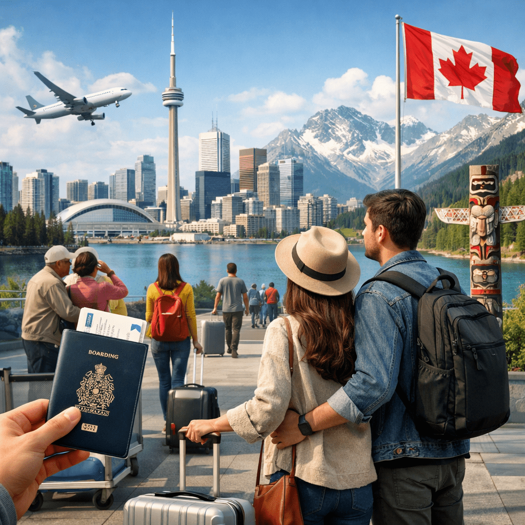 Visitors Coming to Canada