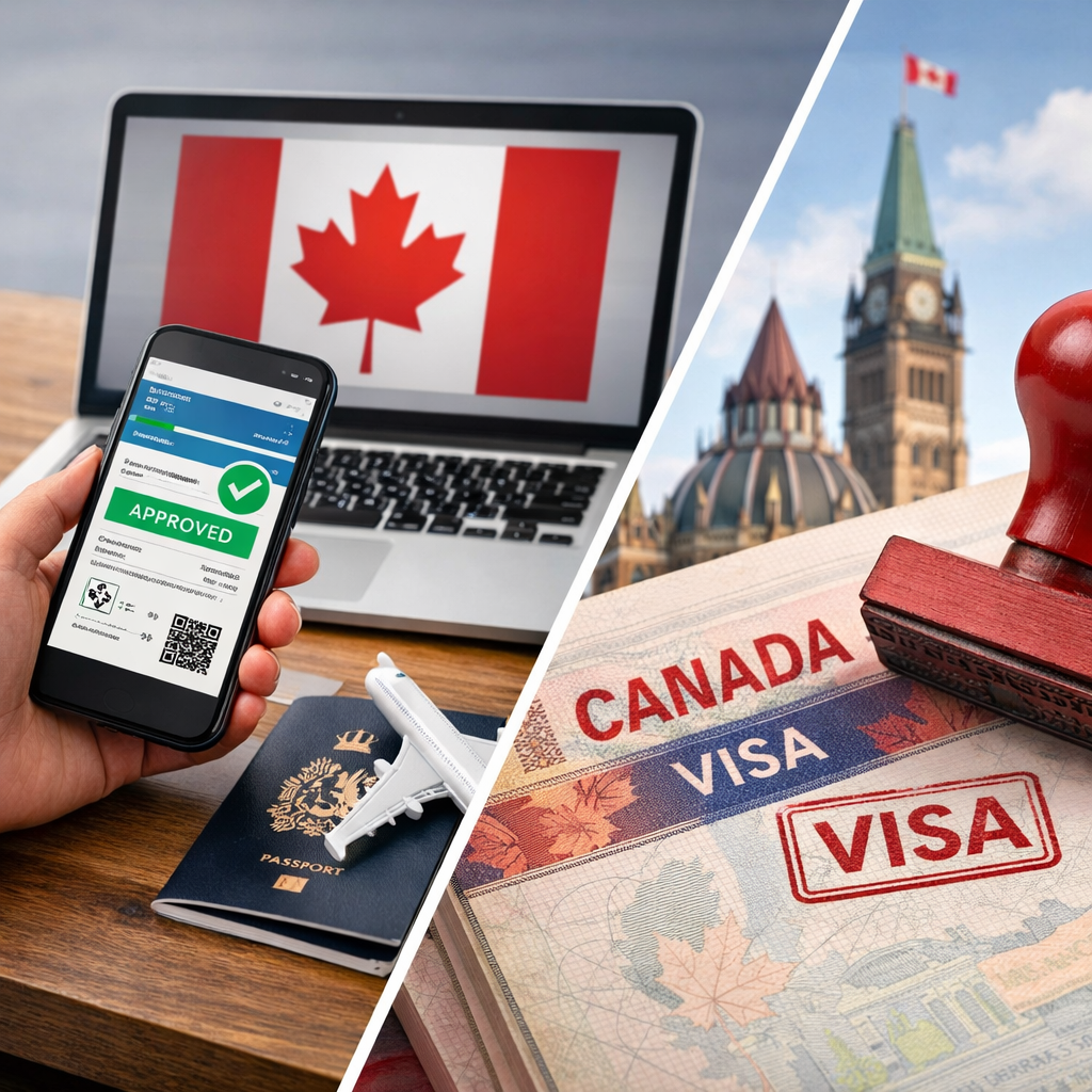 Canada eTA vs Visitor Visa